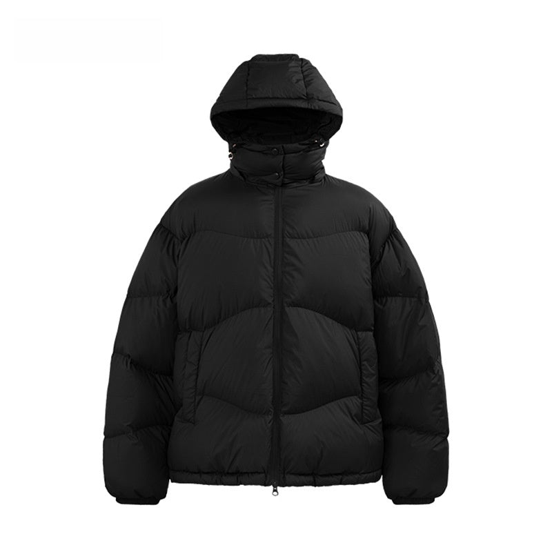Men's Lightweight Puff Down Jacket Winter Hooded Coat