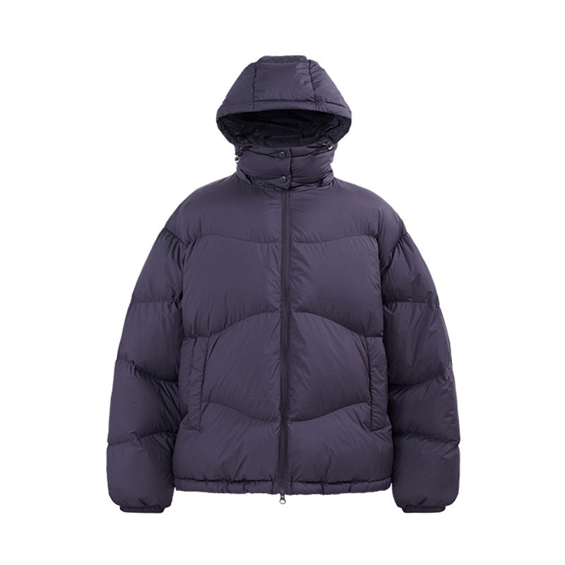 Men's Lightweight Puff Down Jacket Winter Hooded Coat