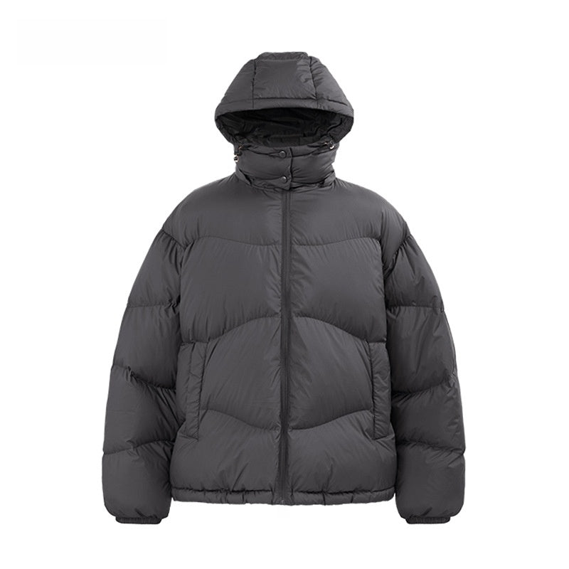 Men's Lightweight Puff Down Jacket Winter Hooded Coat
