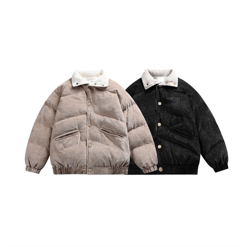 Winter Unisex Lapel Cotton Jacket