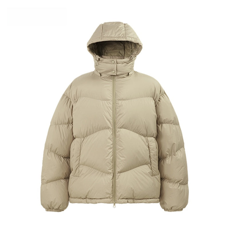 Men's Lightweight Puff Down Jacket Winter Hooded Coat