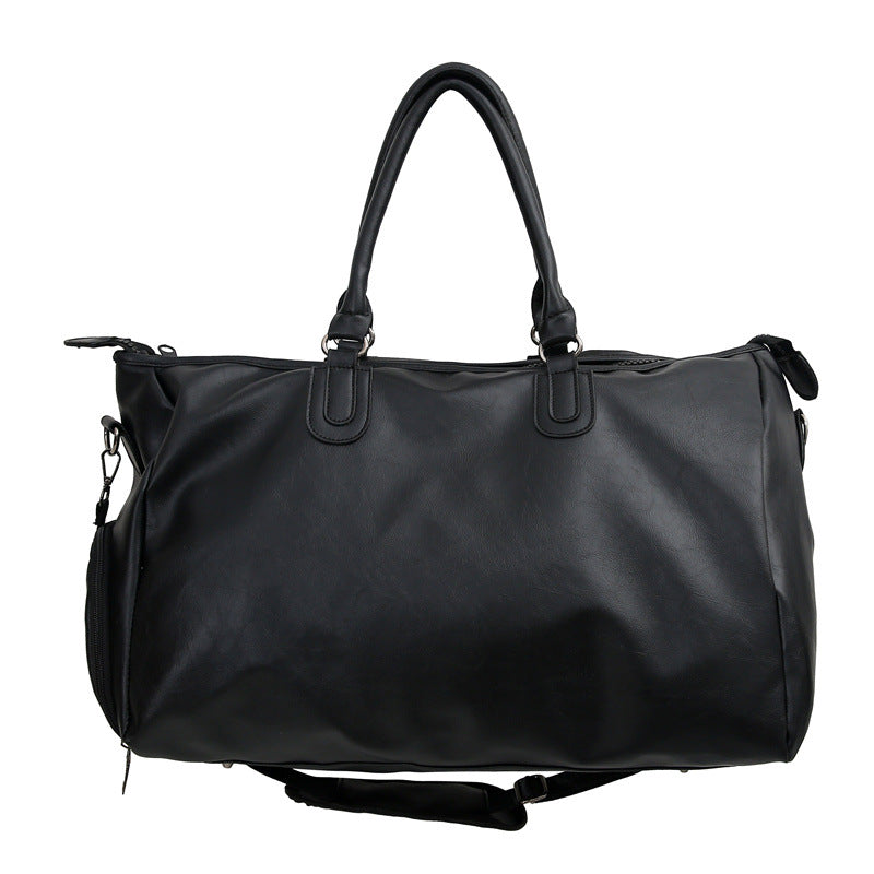 Retro PU Leather Neutral Travel Bag